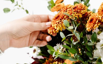All About Fall Poms